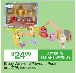 BJ’s Bluey Weekend Playdate Pack offer