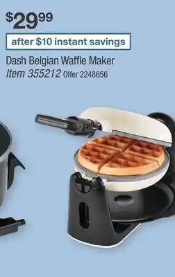 BJ’s Dash Belgian Waffle Maker offer