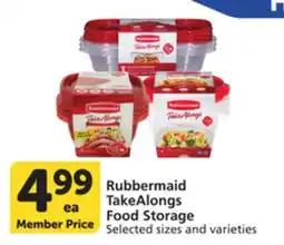 Albertsons Rubbermaid TakeAlongs Food Storage offer