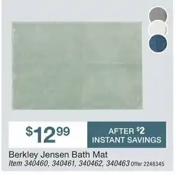 BJ’s Berkley Jensen Bath Mat offer