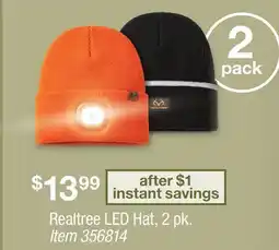 BJ’s Realtree LED Hat offer