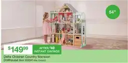 BJ’s Delta Children Country Mansion Dollhouse offer