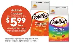 Food 4 Less Goldfish Crackers offer
