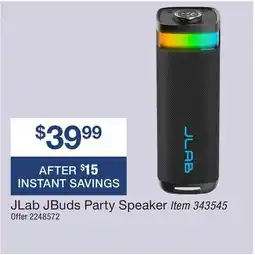 BJ’s JLab JBuds Party Speaker offer