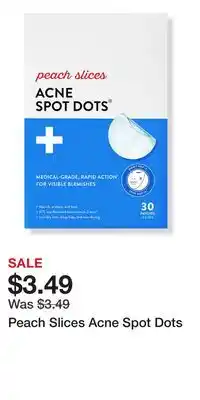 Ulta Beauty Peach Slices Acne Spot Dots offer