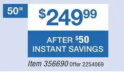 BJ’s 50 LG NU710 4K UHD Smart TV offer
