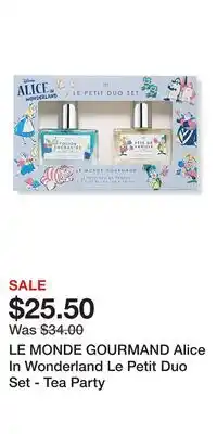 Ulta Beauty LE MONDE GOURMAND Alice In Wonderland Le Petit Duo Set - Tea Party offer