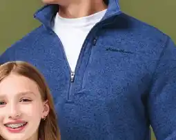 BJ’s Eddie Bauer Men's Fleece Quarter-Zip Sweater offer