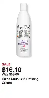 Ulta Beauty Rizos Curls Curl Defining Cream offer