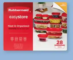 BJ’s Rubbermaid Easystore 28-Pc. Food Storage Set offer