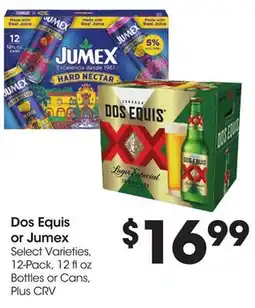 Food 4 Less Dos Equis or Jumex offer