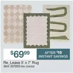 BJ’s Re_Lease 5' x 7' Rug offer