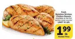 Albertsons Fresh Boneless Skinless Chicken Breasts offer