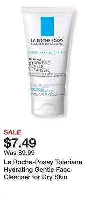 Ulta Beauty La Roche-Posay Toleriane Hydrating Gentle Face Cleanser for Dry Skin offer