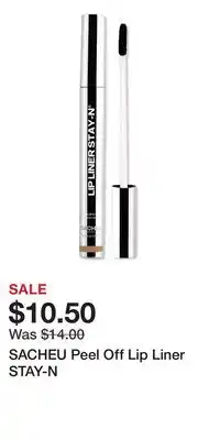 Ulta Beauty SACHEU Peel Off Lip Liner STAY-N offer