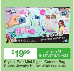 BJ’s Style 4 Ever Mini Digital Camera Bag Charm Jewelry Kit offer