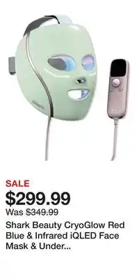 Ulta Beauty Shark Beauty CryoGlow Red Blue & Infrared iQLED Face Mask & Under Eye Cooling offer