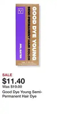 Ulta Beauty Good Dye Young Semi-Permanent Hair Dye offer
