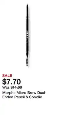 Ulta Beauty Morphe Micro Brow Dual-Ended Pencil & Spoolie offer