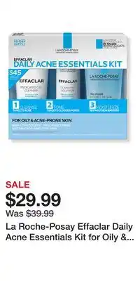 Ulta Beauty La Roche-Posay Effaclar Daily Acne Essentials Kit for Oily & Acne-Prone Skin offer
