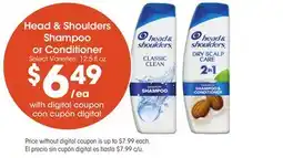 Food 4 Less Head & Shoulders Shampoo or Conditioner offer