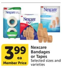 Albertsons Nexcare Bandages or Tapes offer