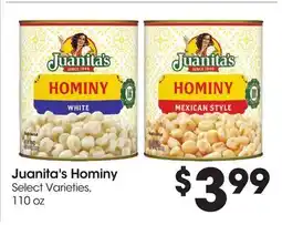 Food 4 Less Juanita's Hominy offer