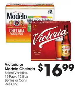 Food 4 Less Victoria or Modelo Chelada offer