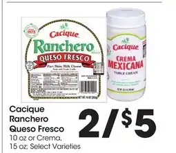 Food 4 Less Cacique Ranchero Queso Fresco offer