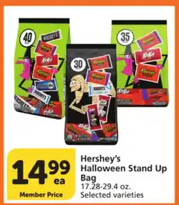 Albertsons Hershey's Halloween Stand Up Bag offer