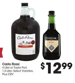 Food 4 Less Carlo Rossi offer