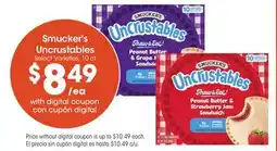 Food 4 Less Smucker's Uncrustables offer