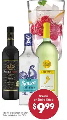 Food 4 Less Sauza or Stella Rosa offer