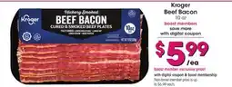 Food 4 Less Kroger Beef Bacon offer