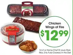 Food 4 Less Chicken Wings of Fire offer