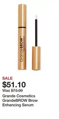 Ulta Beauty Grande Cosmetics GrandeBROW Brow Enhancing Serum offer