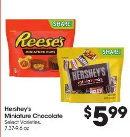 Food 4 Less Hershey's Miniature Chocolate offer