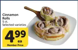 Albertsons Cinnamon Rolls offer