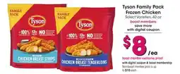 Food 4 Less Tyson Family Pack Frozen Chicken offer