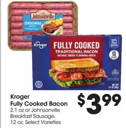 Food 4 Less Kroger Fully Cooked Bacon offer