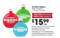 Food 4 Less BuzzBallz Biggies offer