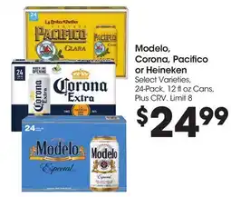 Food 4 Less Modelo, Corona, Pacifico or Heineken offer