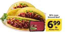 Albertsons 90% Lean Ground Beef offer