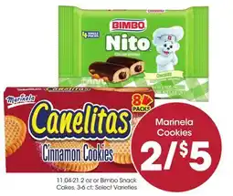 Food 4 Less Marinela Cookies offer