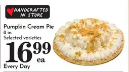Pavilions Pumpkin Cream Pie offer