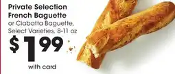 Ralphs Private Selection French Baguette offer