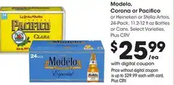 Ralphs Modelo, Corona or Pacifico offer