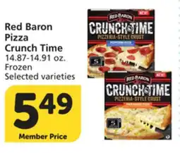 Vons Red Baron Pizza Crunch Time offer