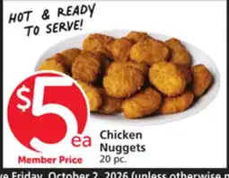 Vons Chicken Nuggets offer