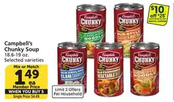 Vons Campbell's Chunky Soup offer